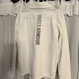 White Under Armour sweat shirt size Small